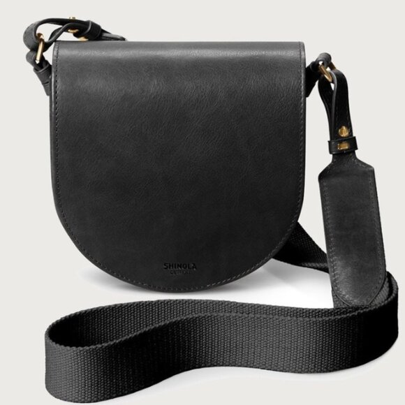 Shinola Handbags - Shinola Black Sibley Saddle Bag